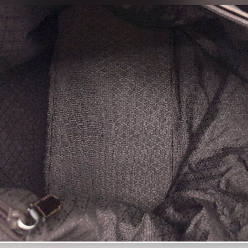 Authentic Gucci Vinatge Nylon Brown Large Hobo shoulder bag/Weekend/travel bag - Picture 13 of 16
